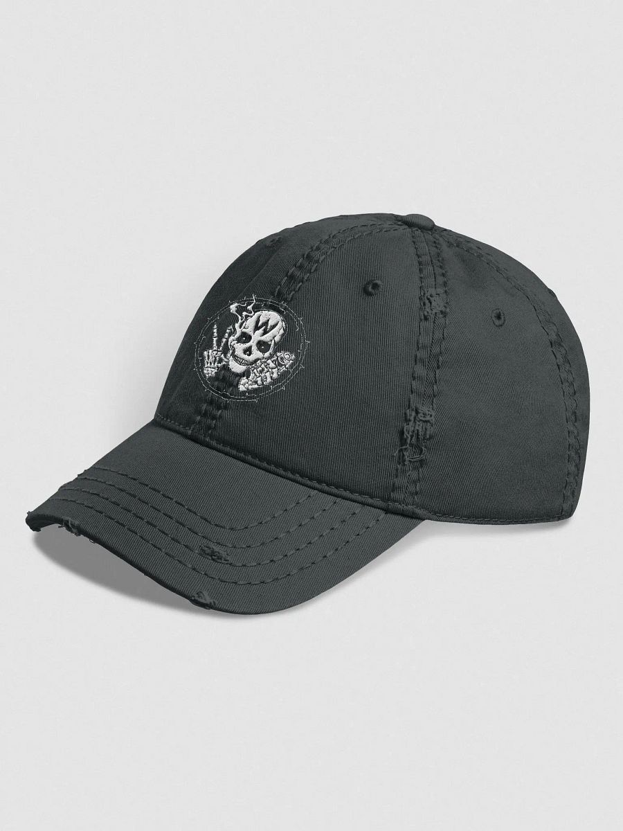 Skull Inhaler Distressed Hat product image (7)