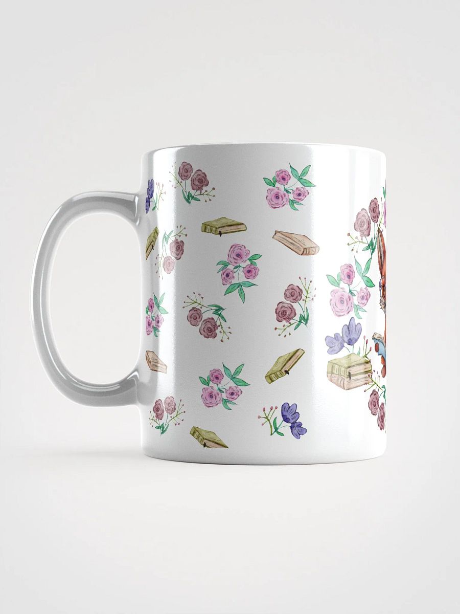 Book Smart Fox 11 oz white mug product image (3)