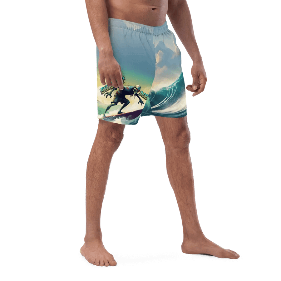 Surfin' Dead All-Over Print Swim Trunks product image (8)