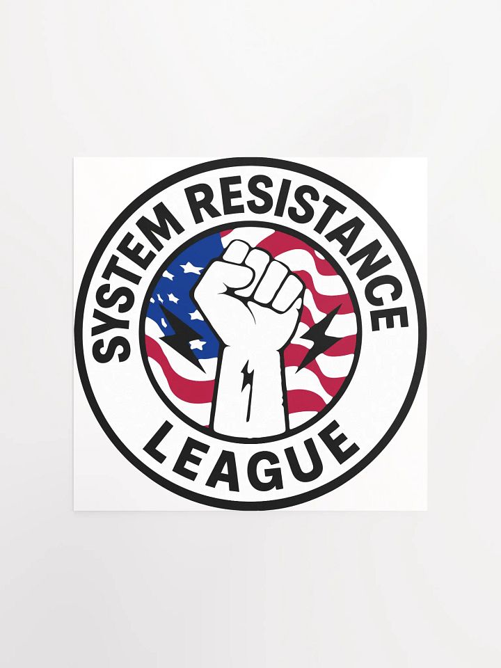 System Resistance League Emblem Poster Print product image (3)