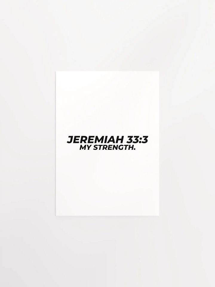 JEREMIAH 33:3 – MY STRENGTH. product image (1)