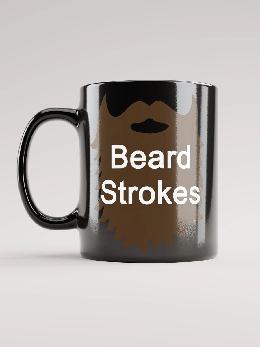 Beard Strokes Mug - Black product image (2)