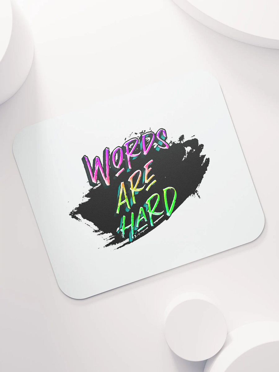 Synisisms Collection - Words Are Hard Mouse Pad product image (7)