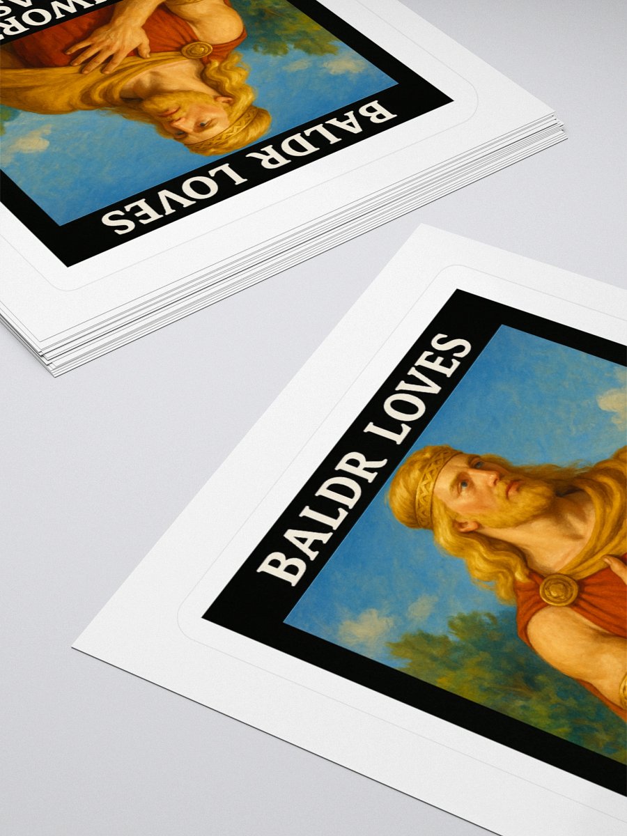 Baldr loves Northworthy sagas stciker product image (11)