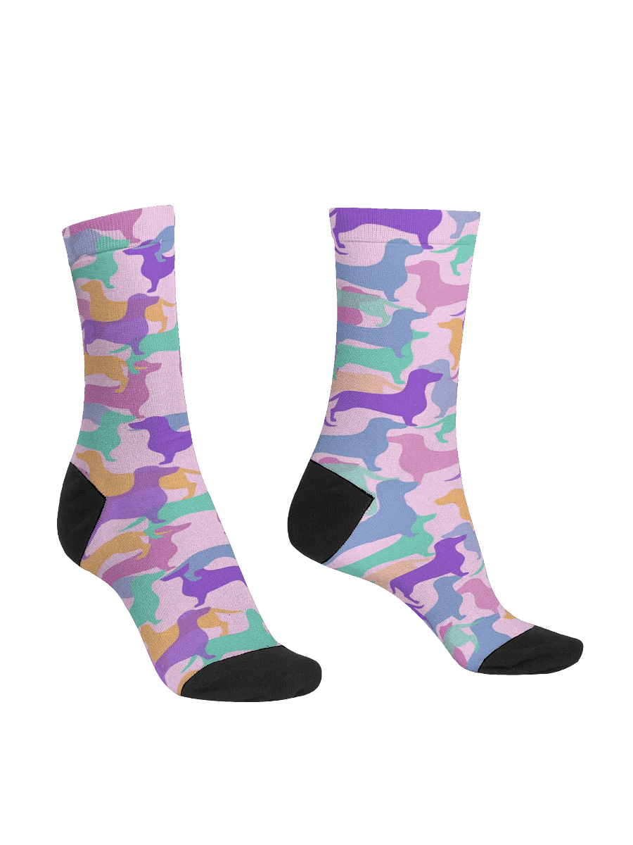 Hughie Pastel Camo Crew Socks! product image (3)