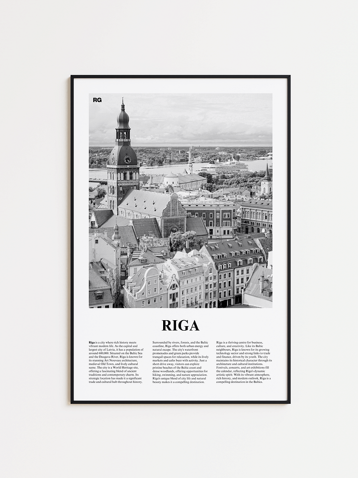 Riga 01 Newspaper Poster product image (1)