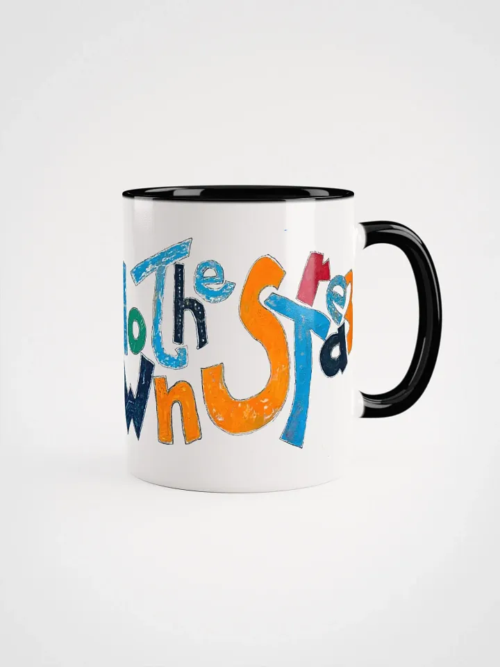 Gently Down the Stream Ceramic Mug with Color Inside product image (2)