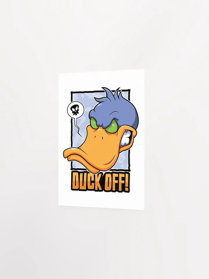 Duck Off Poster – Funny Retro Cartoon Wall Art product image (12)
