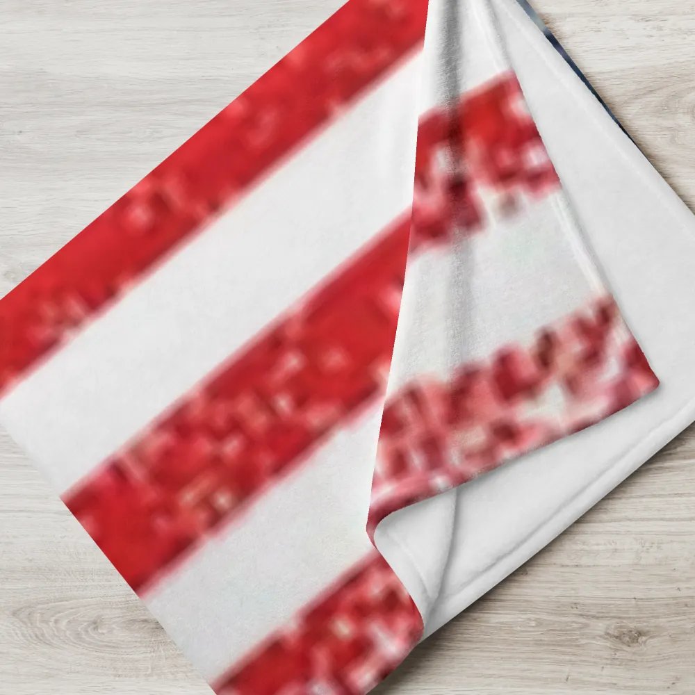 "U.S." Stars & Stripes Throw Blanket product image (7)