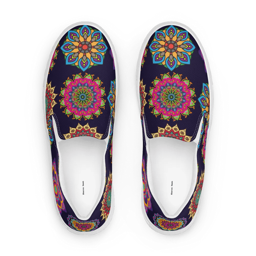 Kaleidoscope Mandala Slip-Ons product image (4)