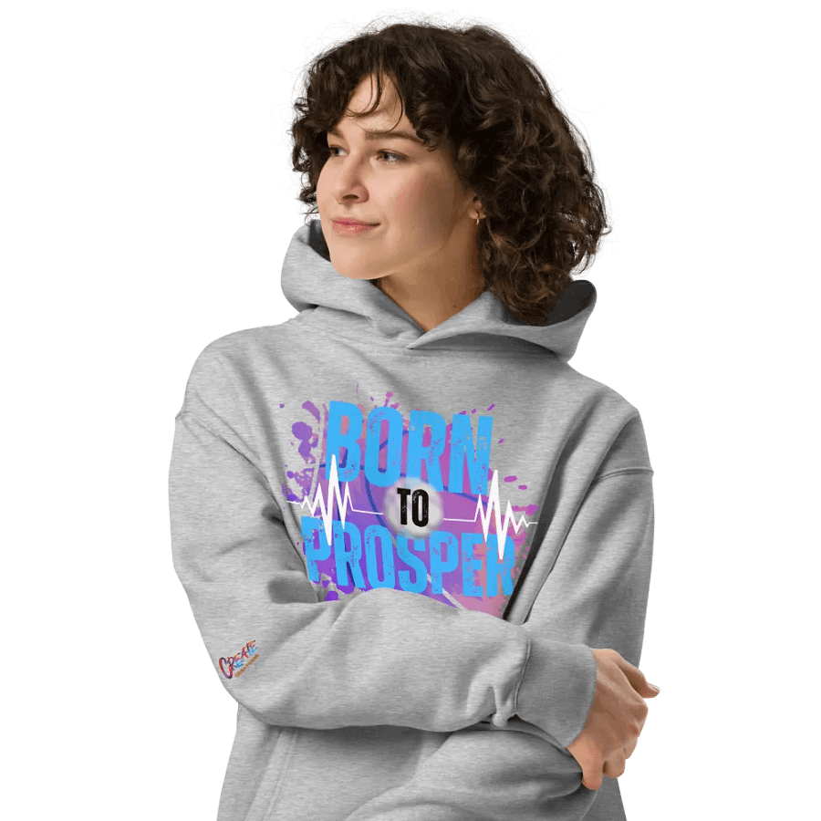 Born to Prosper Unisex Oversized Hoodie product image (34)