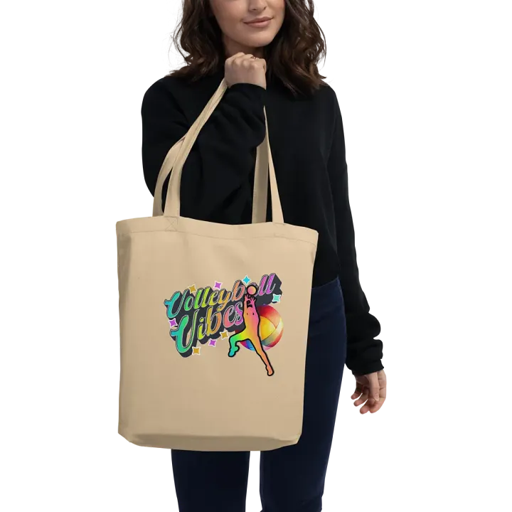Volleyball Vibes Male Eco Tote product image (2)