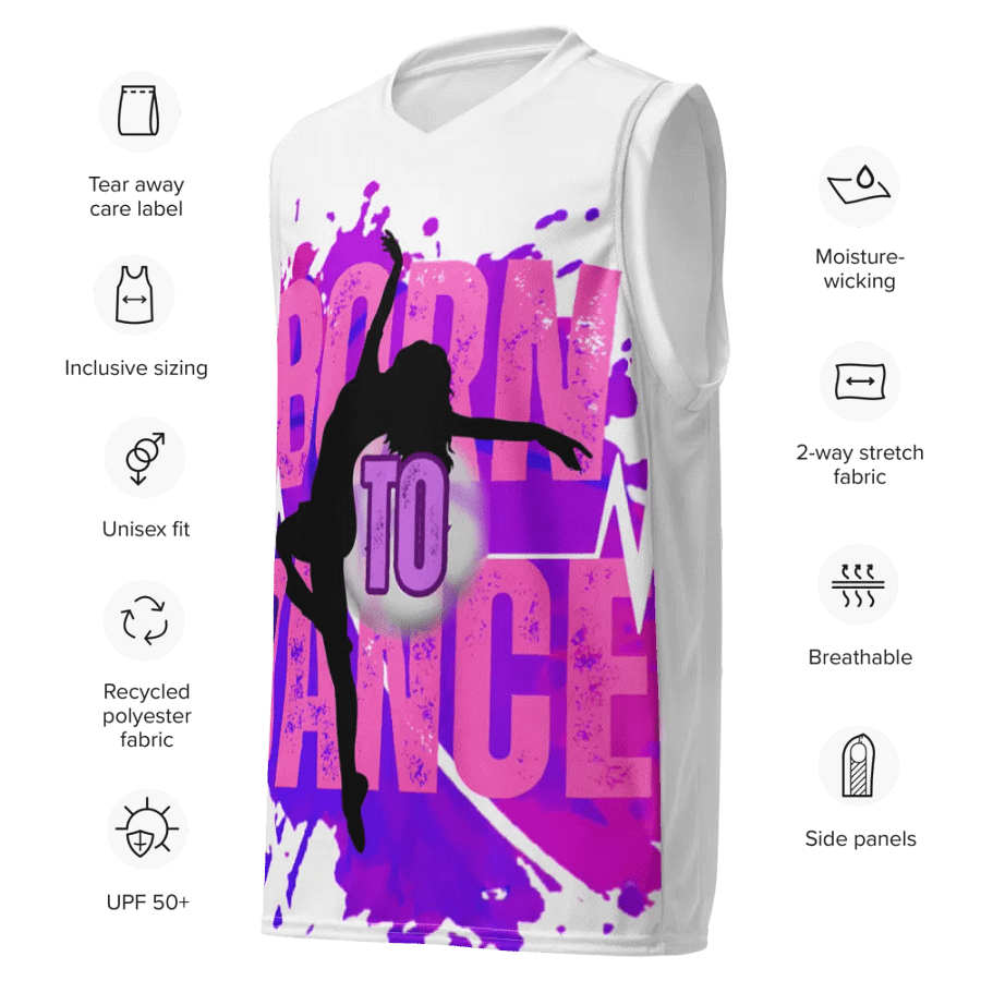 Dynamic Born to Dance Her Silhouette Energy Basketball Jersey product image (7)
