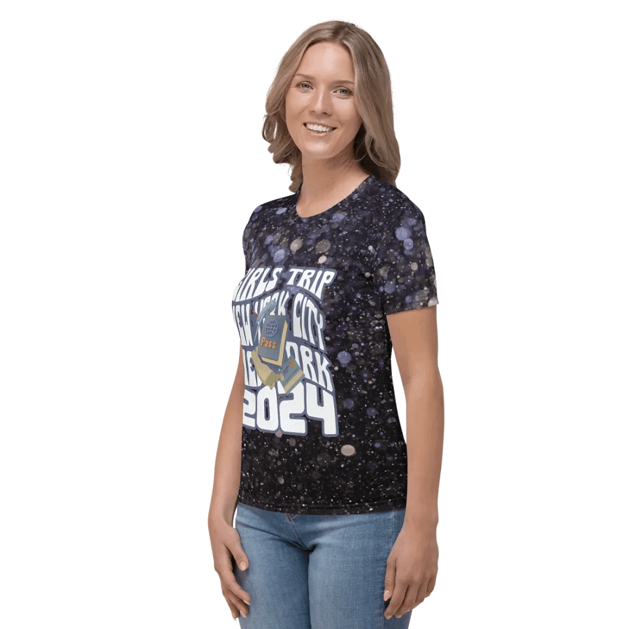 Girls Trip New York 2024 All Over Print T-shirt product image (4)