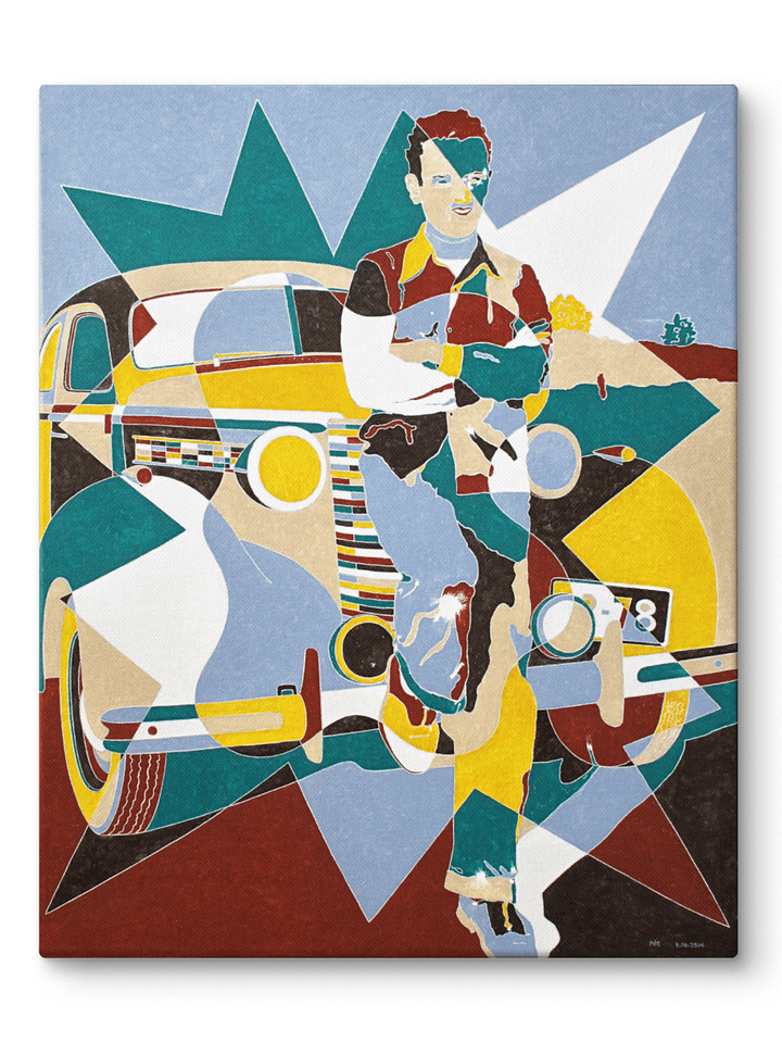 Chet's Ride ('38 Buick) (2014) on canvas (30" x 24") product image (2)