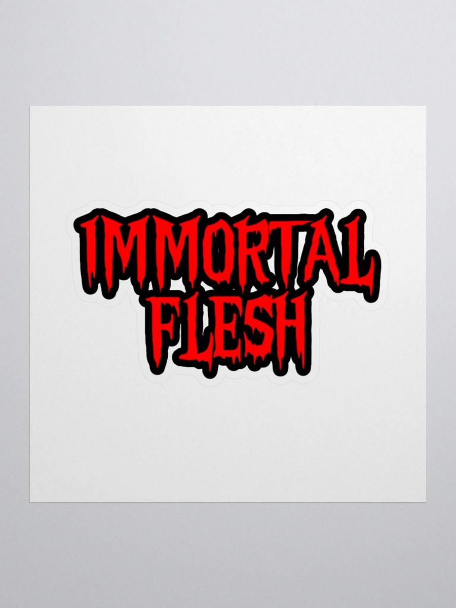 Flesh Logo Sticker (Red) product image (1)