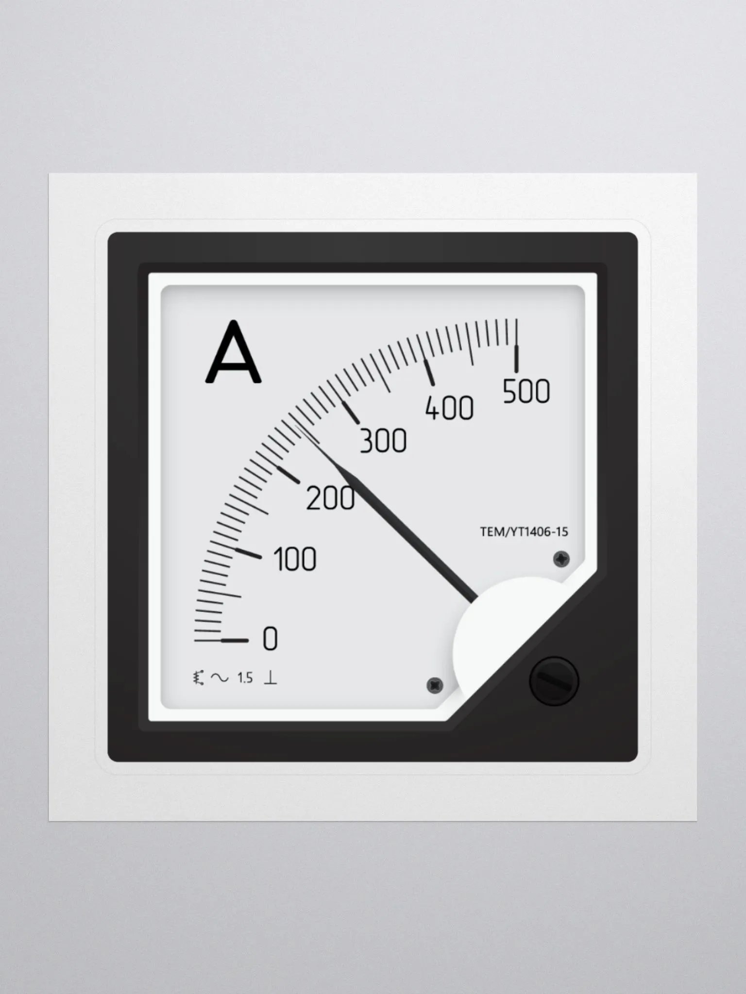 Analog Electric Current Meter - Sticker product image (1)