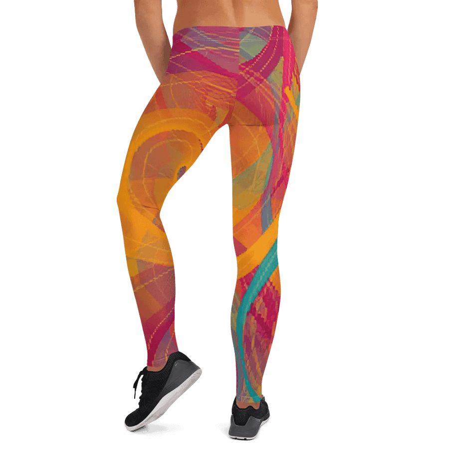 Vibrant Spiral Dreams Leggings product image (12)