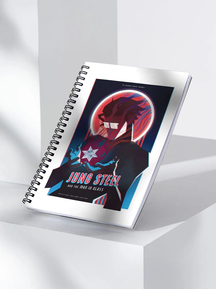 Juno Steel and the Man in Glass Spiral Notebook product image (3)