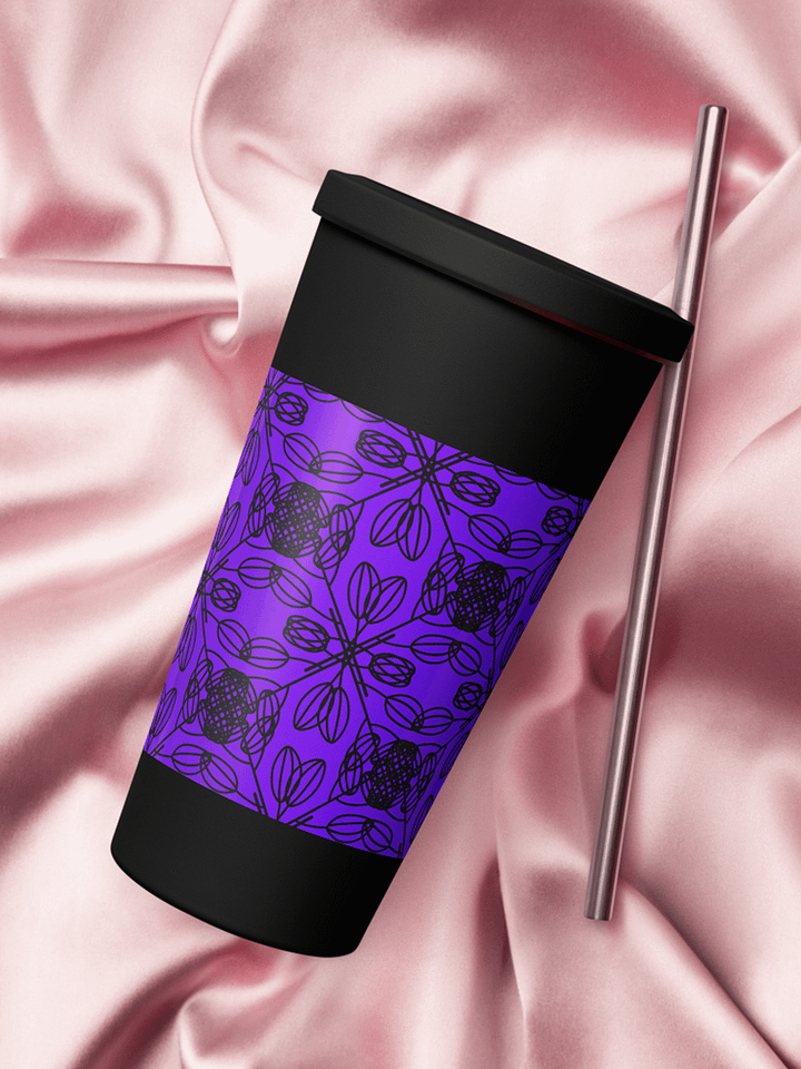 Violet & Lace Insulated Tumbler product image (1)