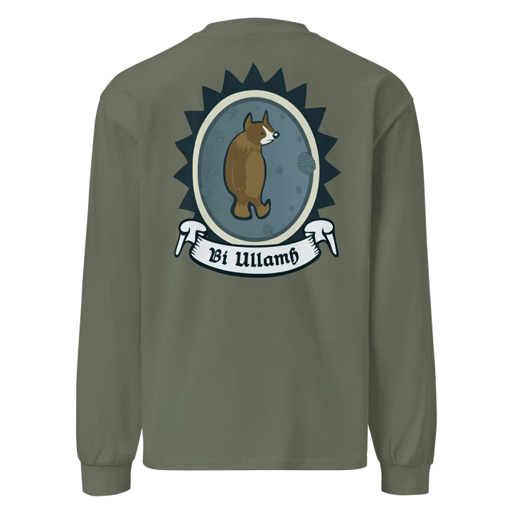 Béar Bí Ullamh AS Colour Premium Meáchan Trom Léine Sleeve Fada (Back Patch) product image (2)