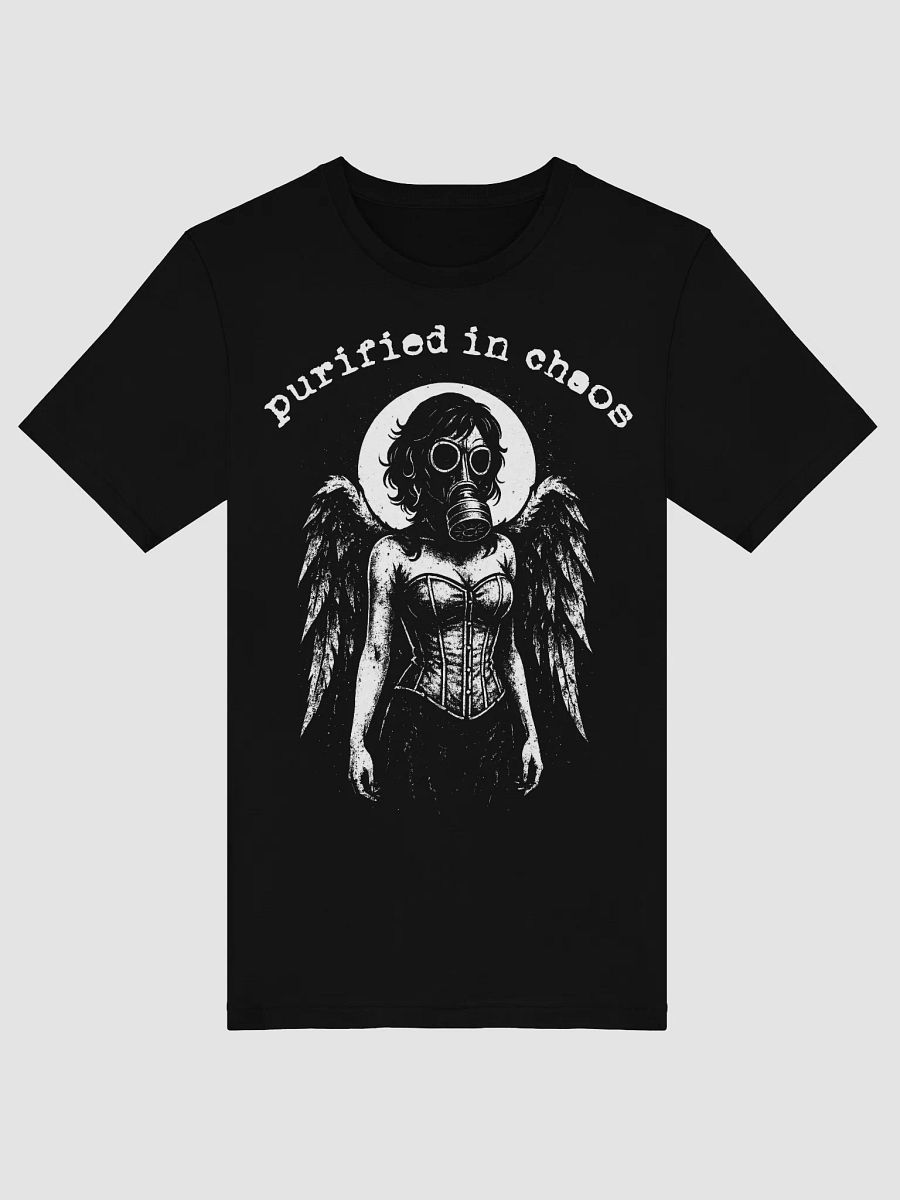 Purified in Chaos Tee – Post-Apocalyptic Angel Gothic Punk Shirt product image (7)