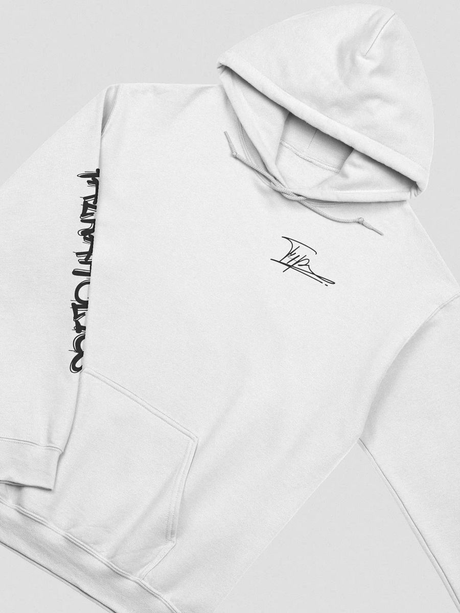 T4P Hoodie, White/Black (Gildan Classic) product image (3)