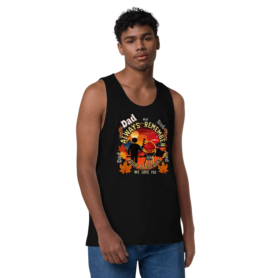 Dad ‘we always remember your Barbecue’ Mens fathers day t shirt product image (6)