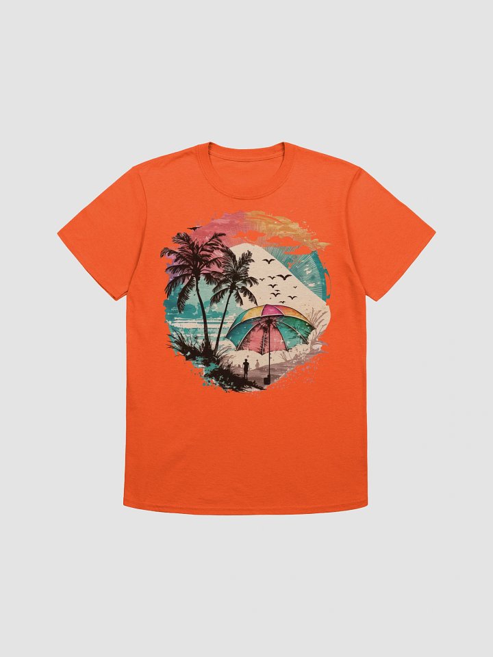 Tropical Sunset T-Shirt | Retro Beach & Summer Vacation Graphic Tee product image (1)
