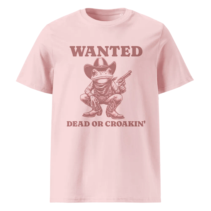 Wanted: Dead or Croakin' Cowboy Frog T-Shirt product image (3)