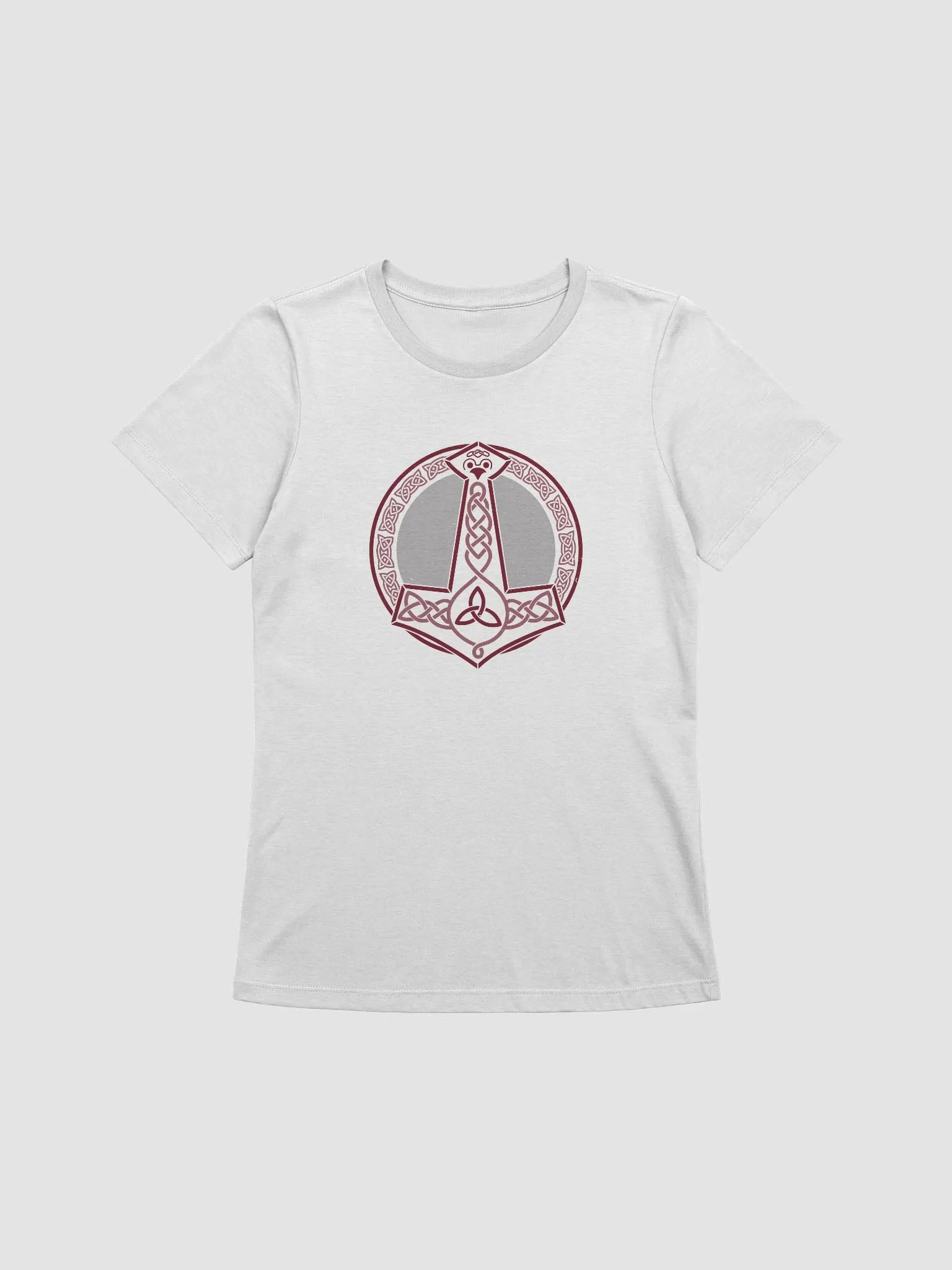 Burgundy Thor's Hammer Women's T-shirt product image (1)