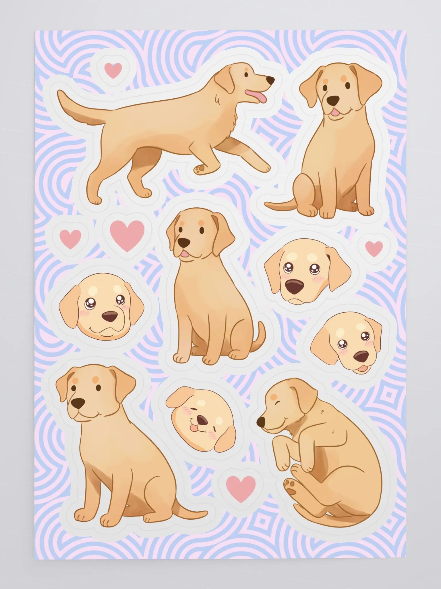 Labrador Love Sticker Sheet product image (4)