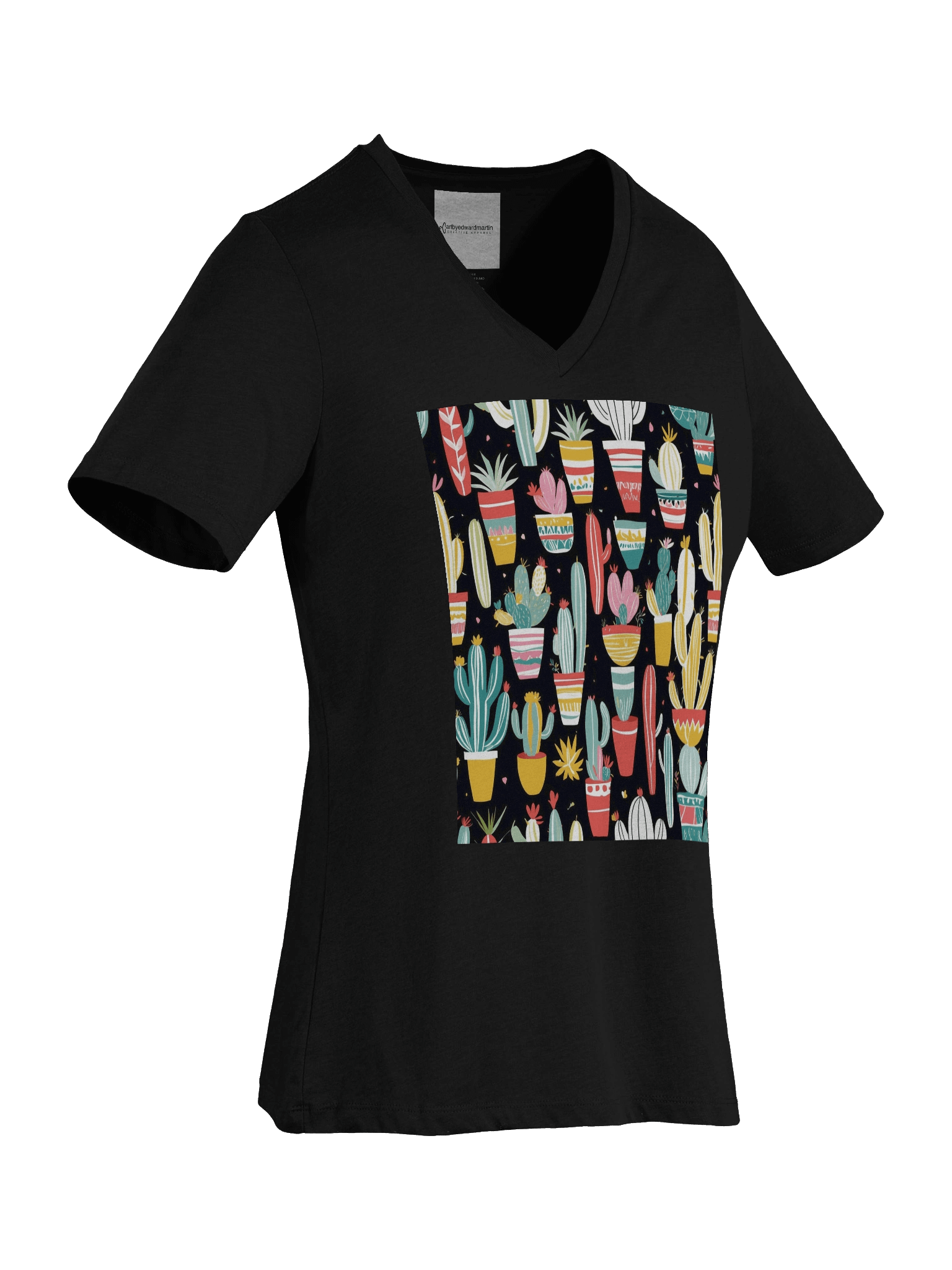 Cacti Garden V-Neck Tee product image (7)