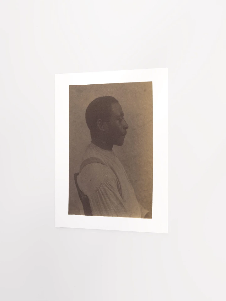 Profile of a Seated African American Man By Thomas Eakins (c. 1884) - Print product image (2)