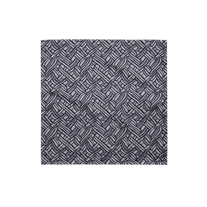 Grey Rectangles Bandana product image (1)