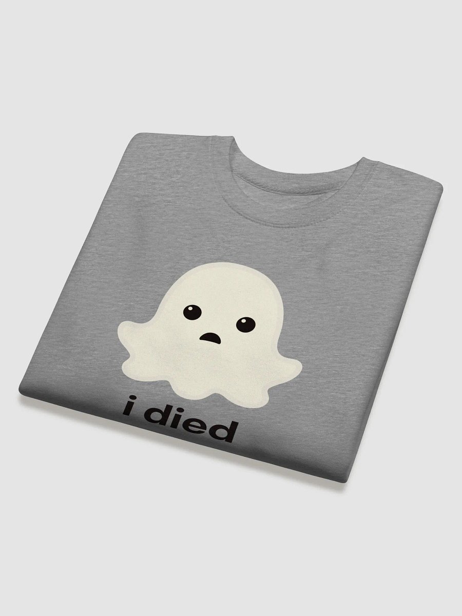 Sad Ghost Pullover Sweatshirt - Light Color product image (12)