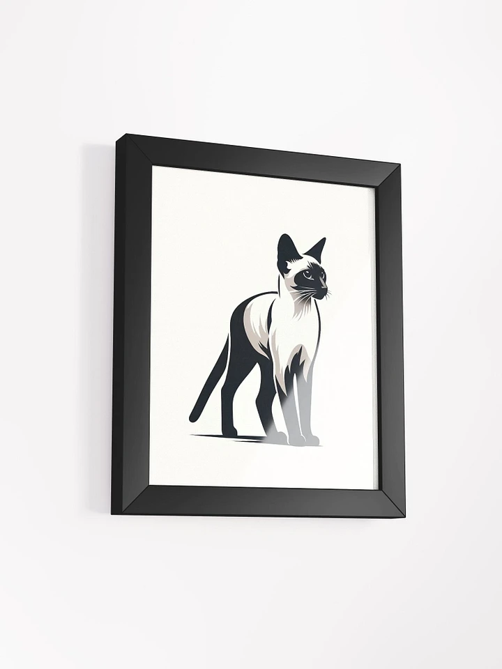 Framed High-Quality Matte Poster (in): Siamese product image (59)