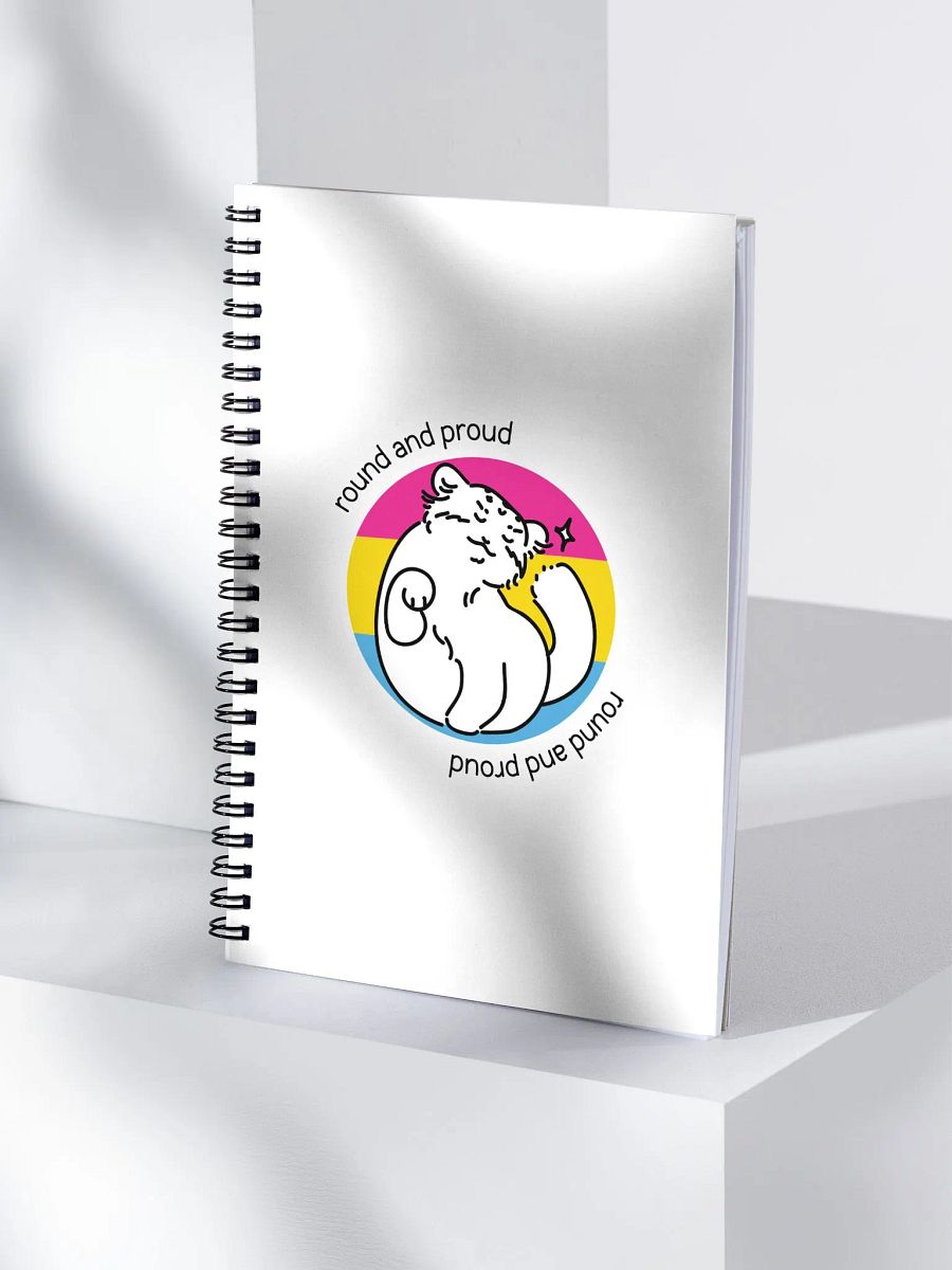 Round and Proud Manul Pansexual Version - Spiral Notebook product image (4)