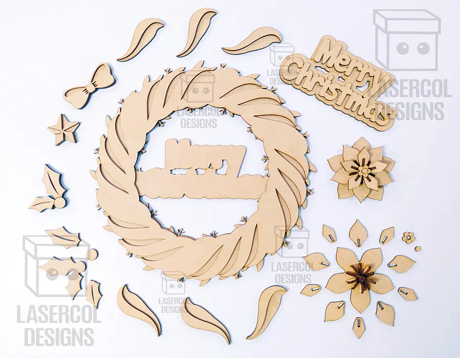 Christmas Wreath - Laser Cut Files product image (6)