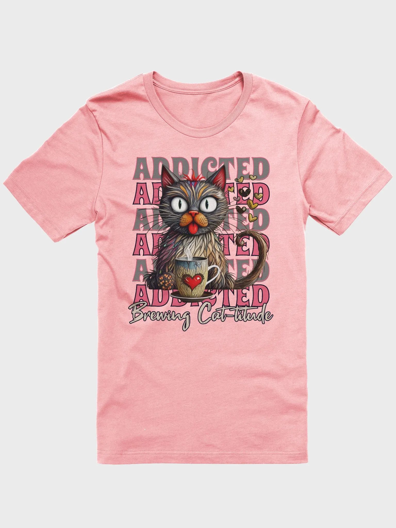 Addicted Brewing Cat-titude T-Shirt product image (1)