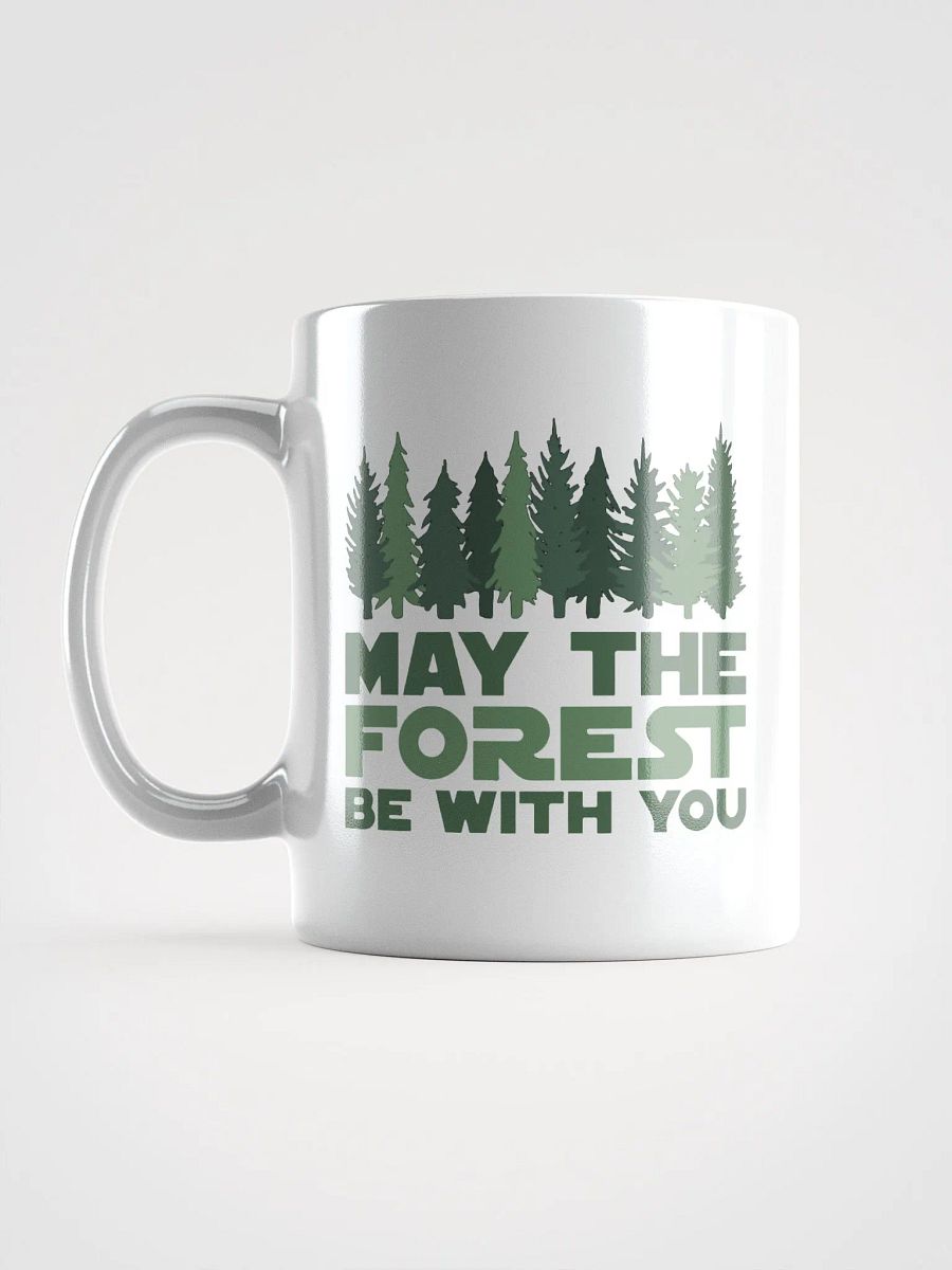 May the FOREST Be With You Ceramic White Glossy Coffee Tea Mug Cup 3 SIZES! Cafe Outdoors product image (6)