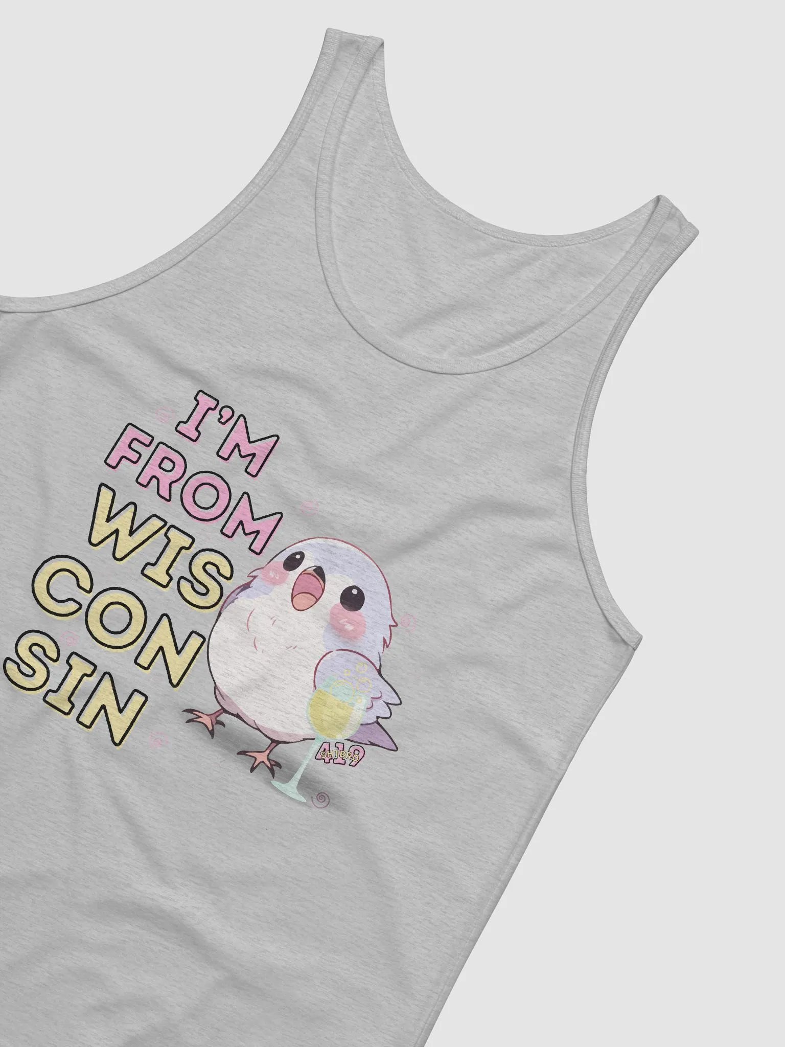 I'm From Wisconsin Light-Colored Tank Top product image (10)