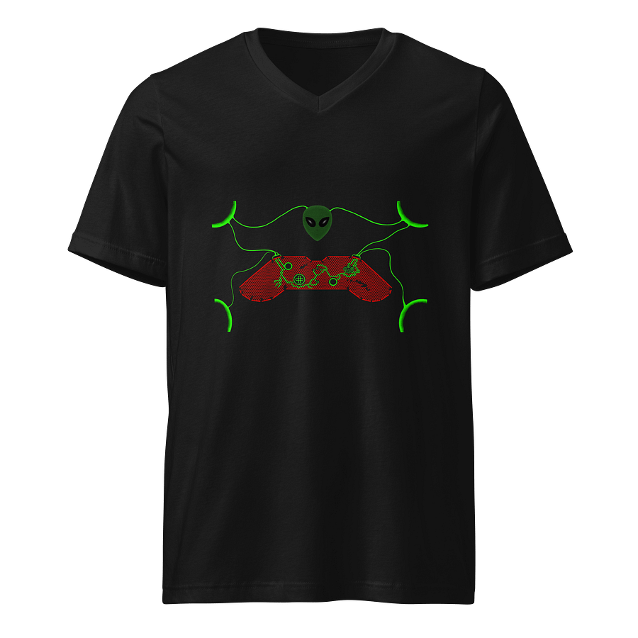 Alien-Tech Game Controller V-Neck Tee product image (1)