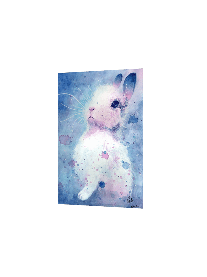 Whimsical Fluffy Bunny Poster product image (12)