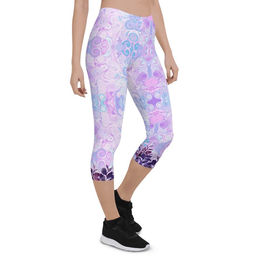 Pastel Whimsy Capri Leggings product image (7)