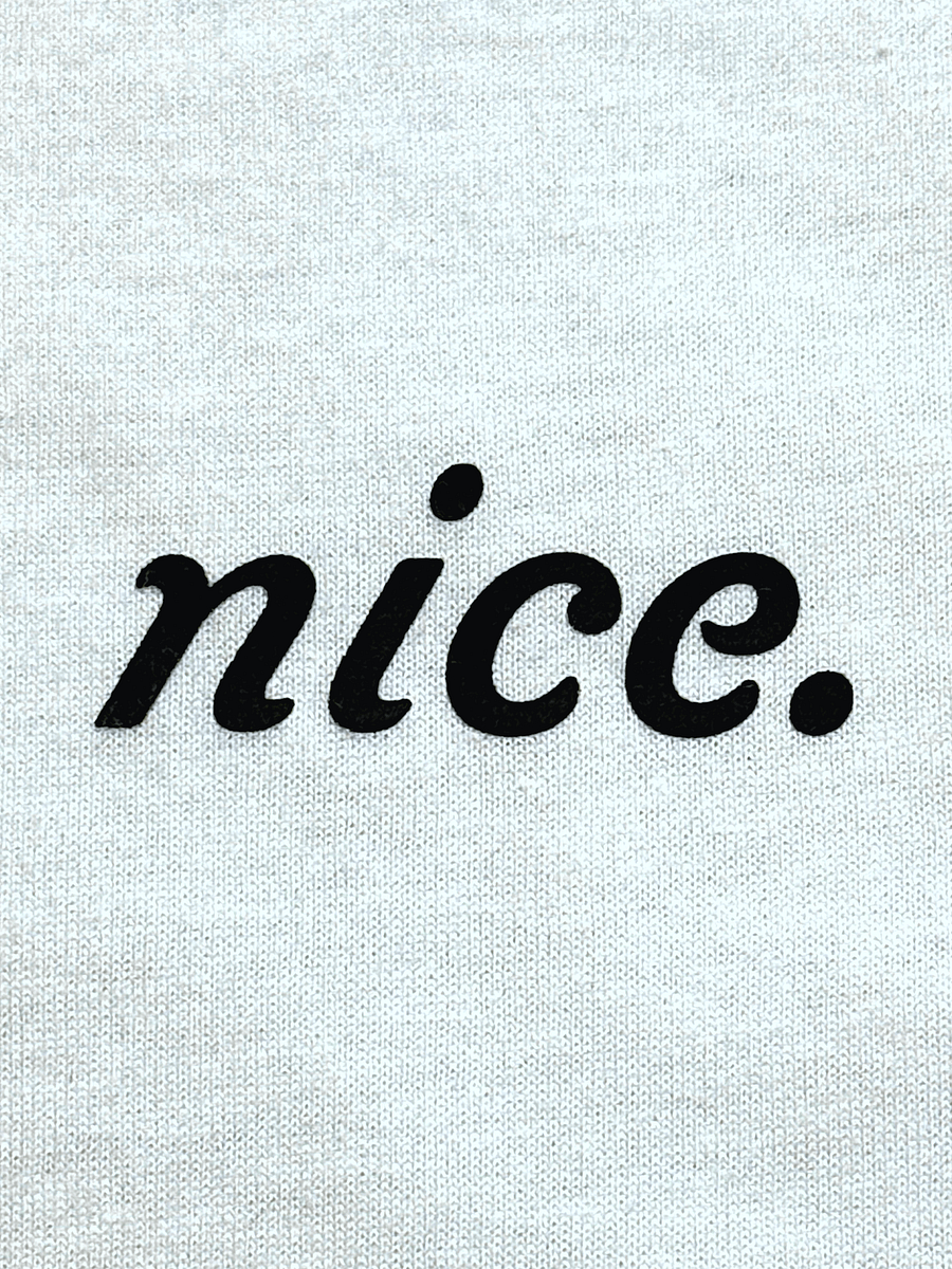 Nice. Classic White Tee product image (2)
