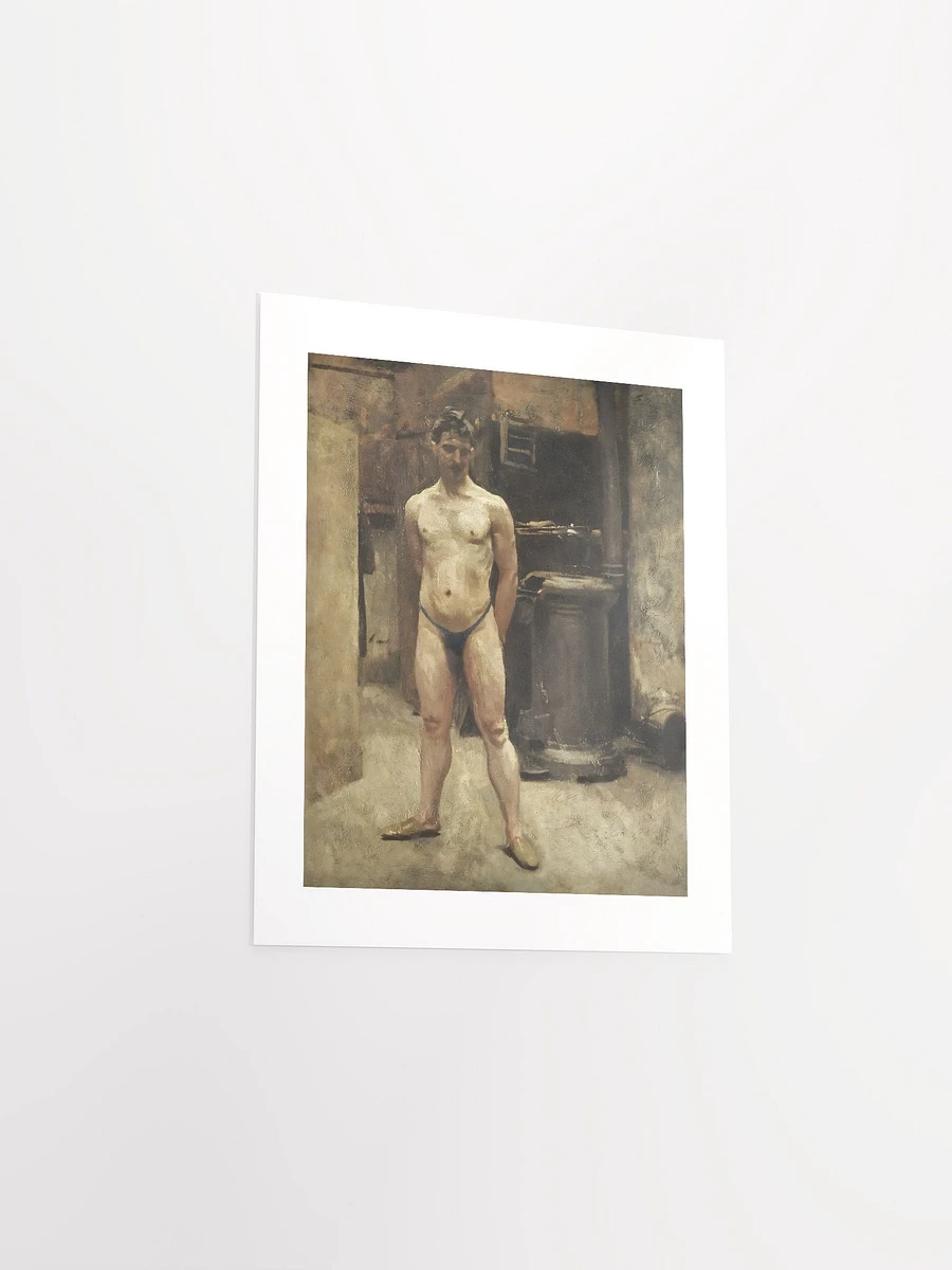 A Male Model Standing Before A Stove by John Singer Sargent (c. 1875–1880) - Print product image (3)