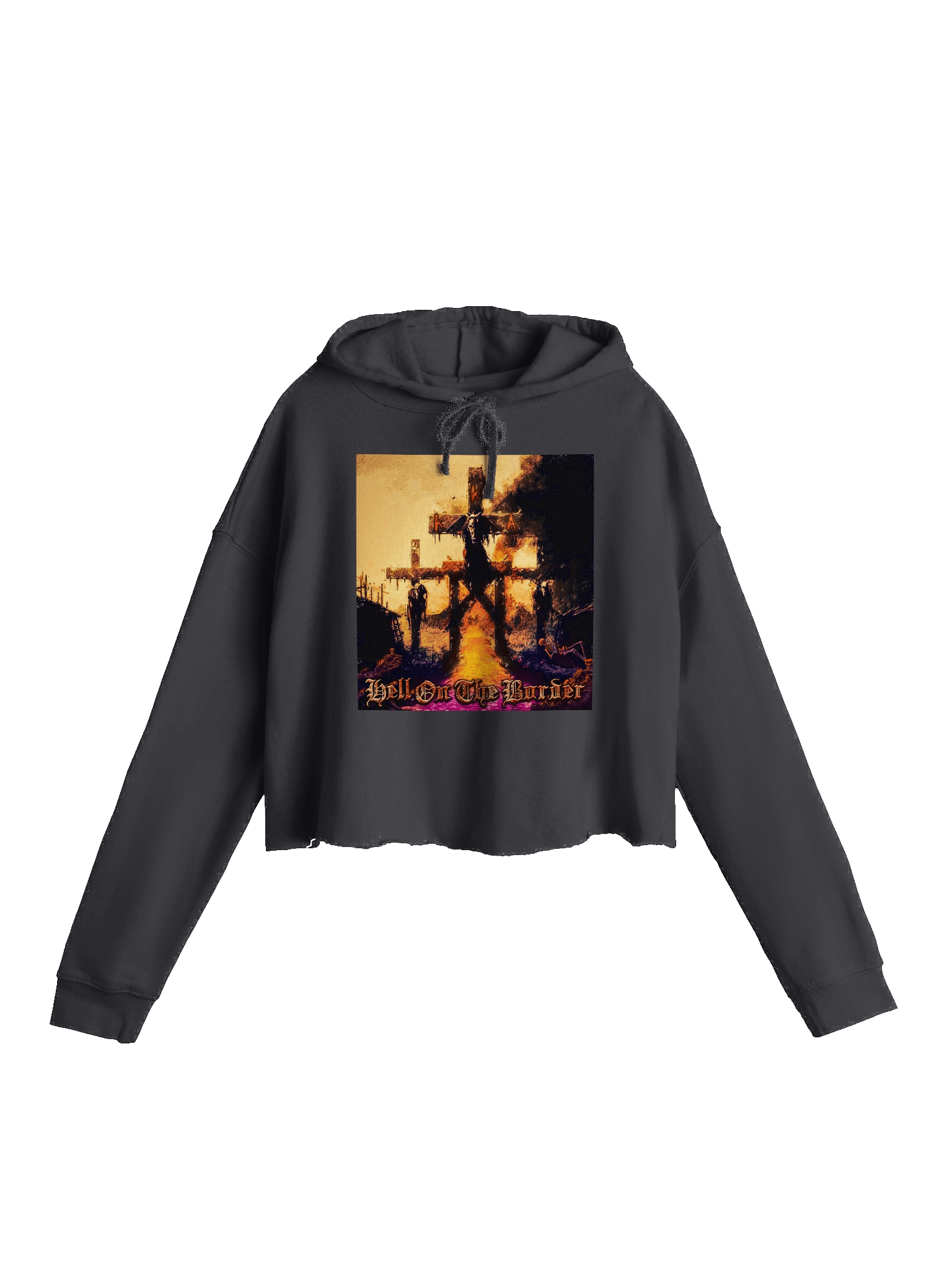 Hell On The Border Cropped Hoodie product image (1)