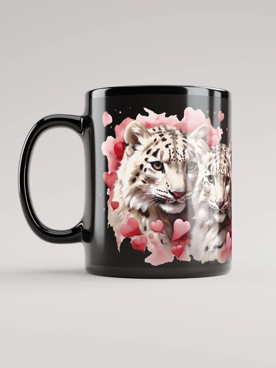 Snuggle Safari Coffee Mugs: Sip in Style with our Adorable Snow Leopards! 🐾💖 product image (12)