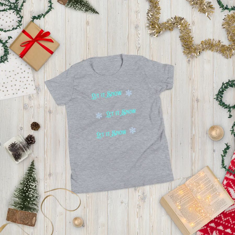 Snowflake Bliss Youth T-Shirt product image (146)